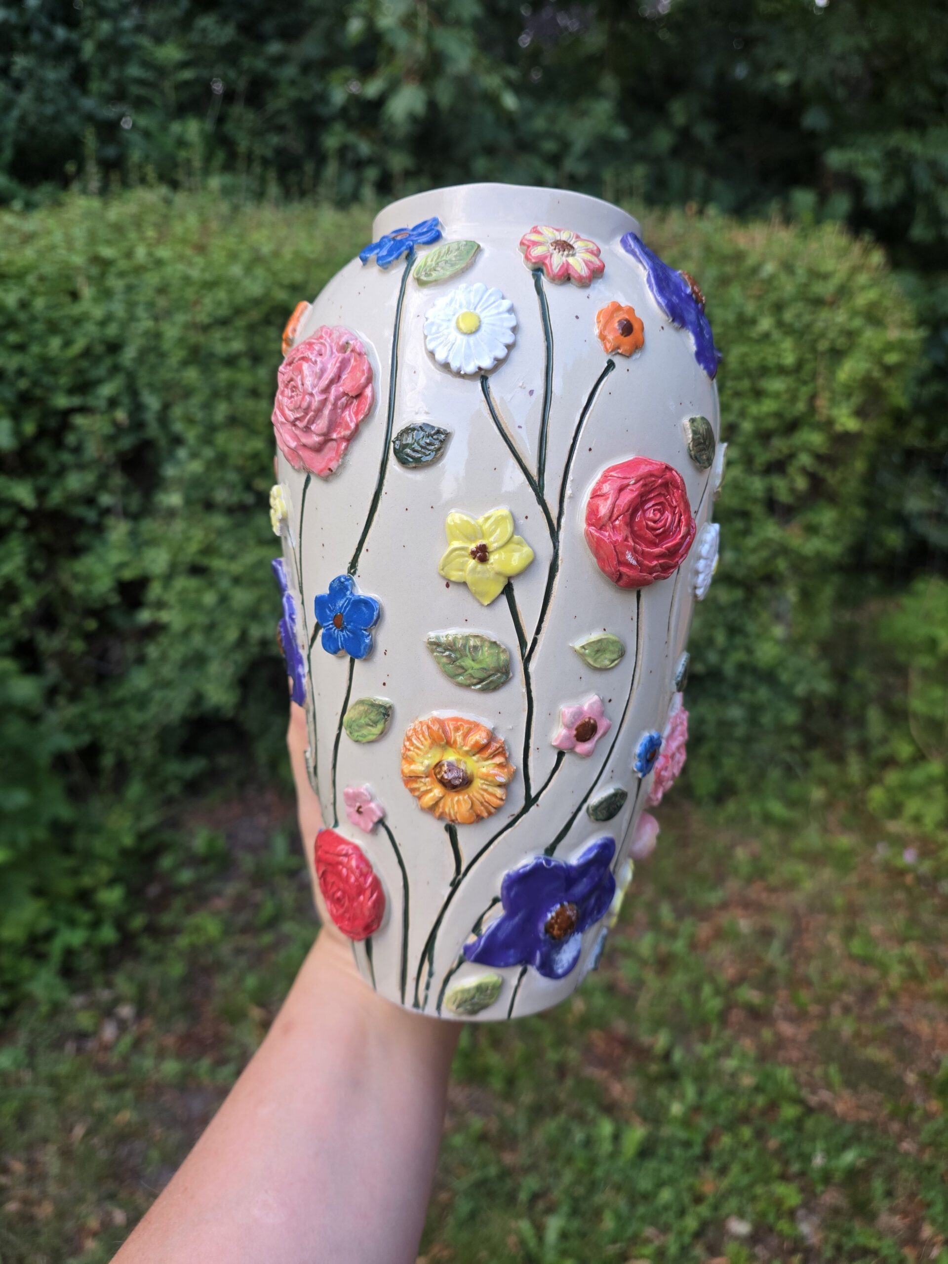 Boheme vase høj - Billede 3