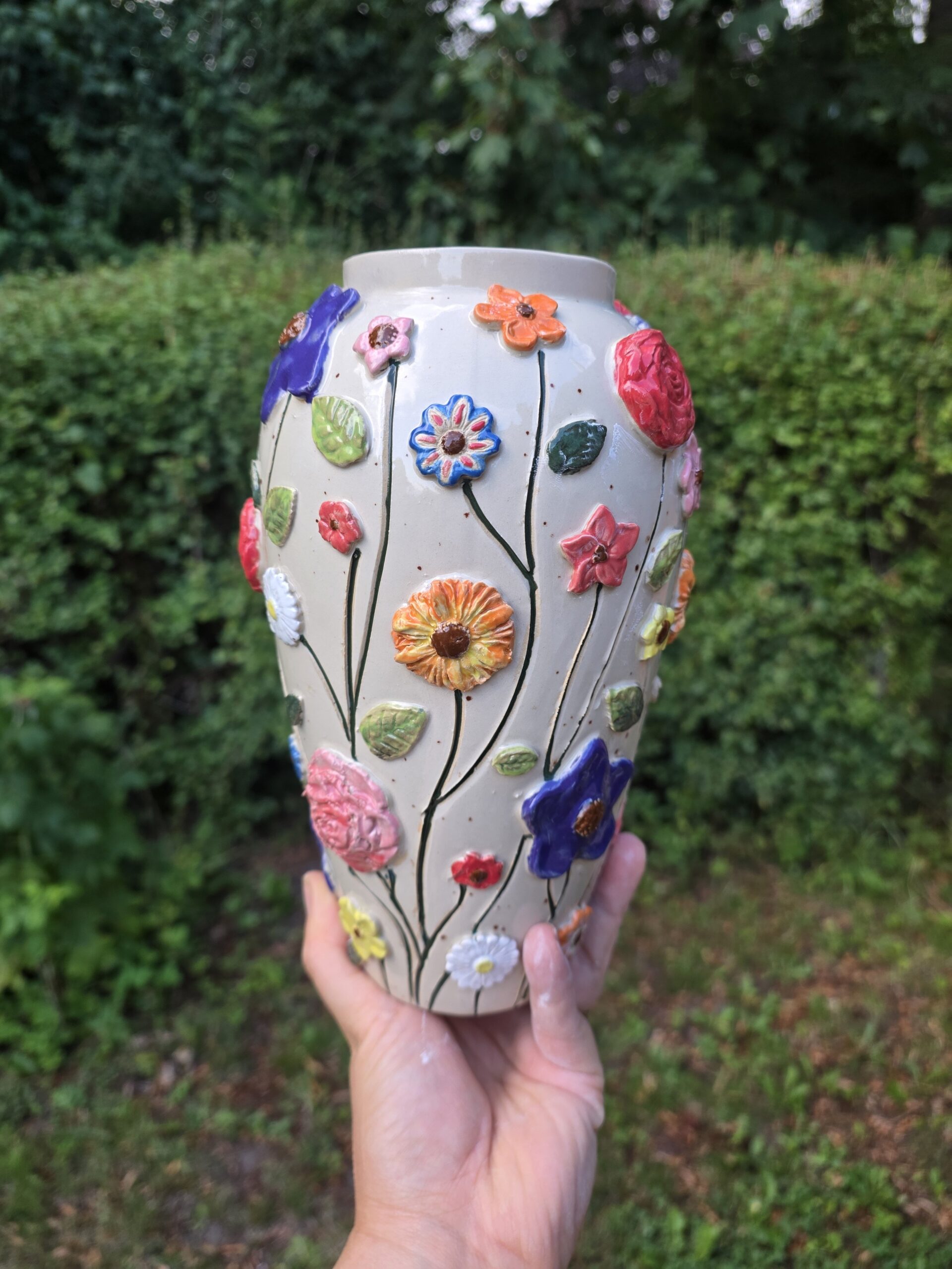 Boheme vase høj - Billede 2