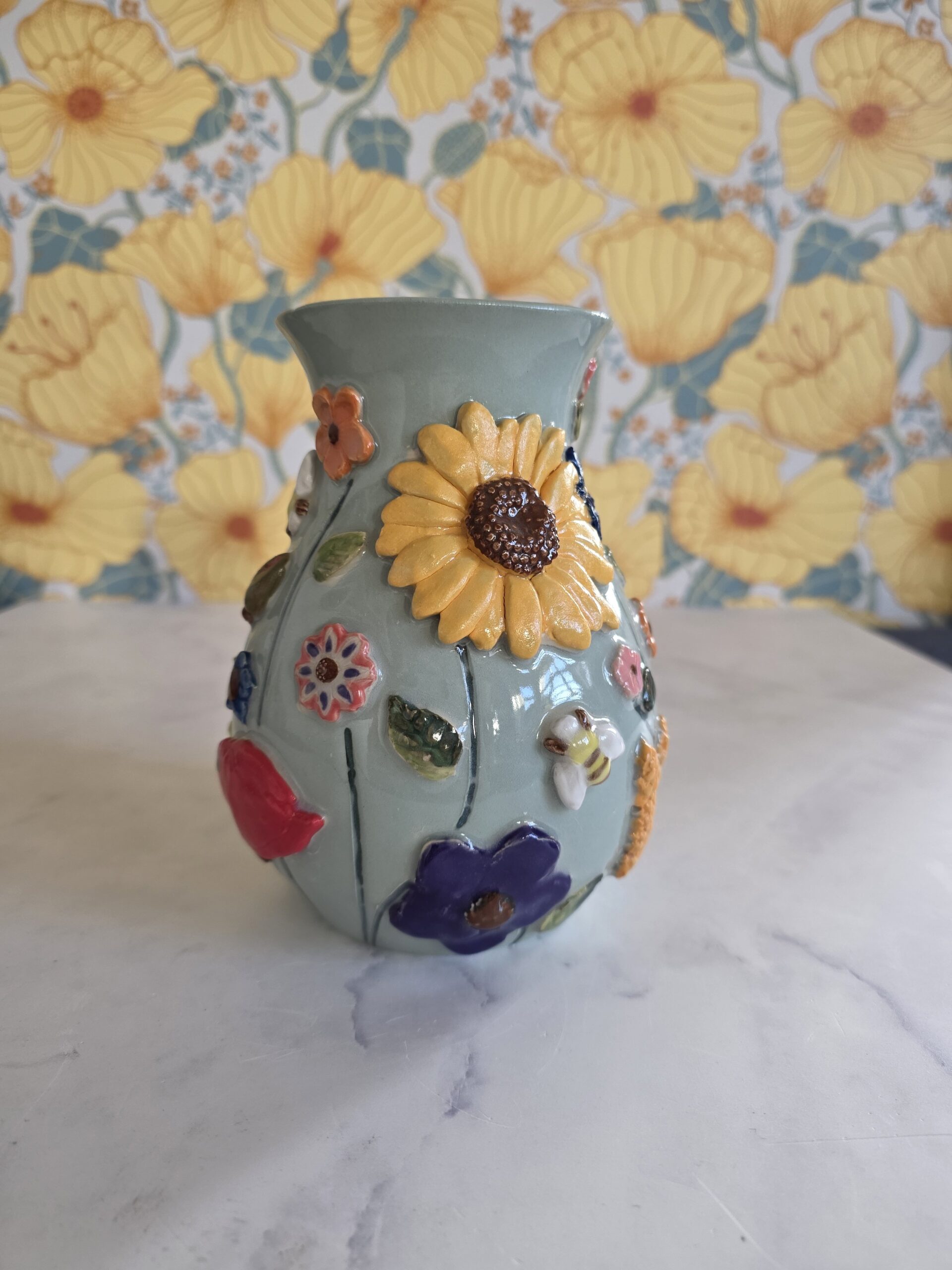 KILO blå vase lille