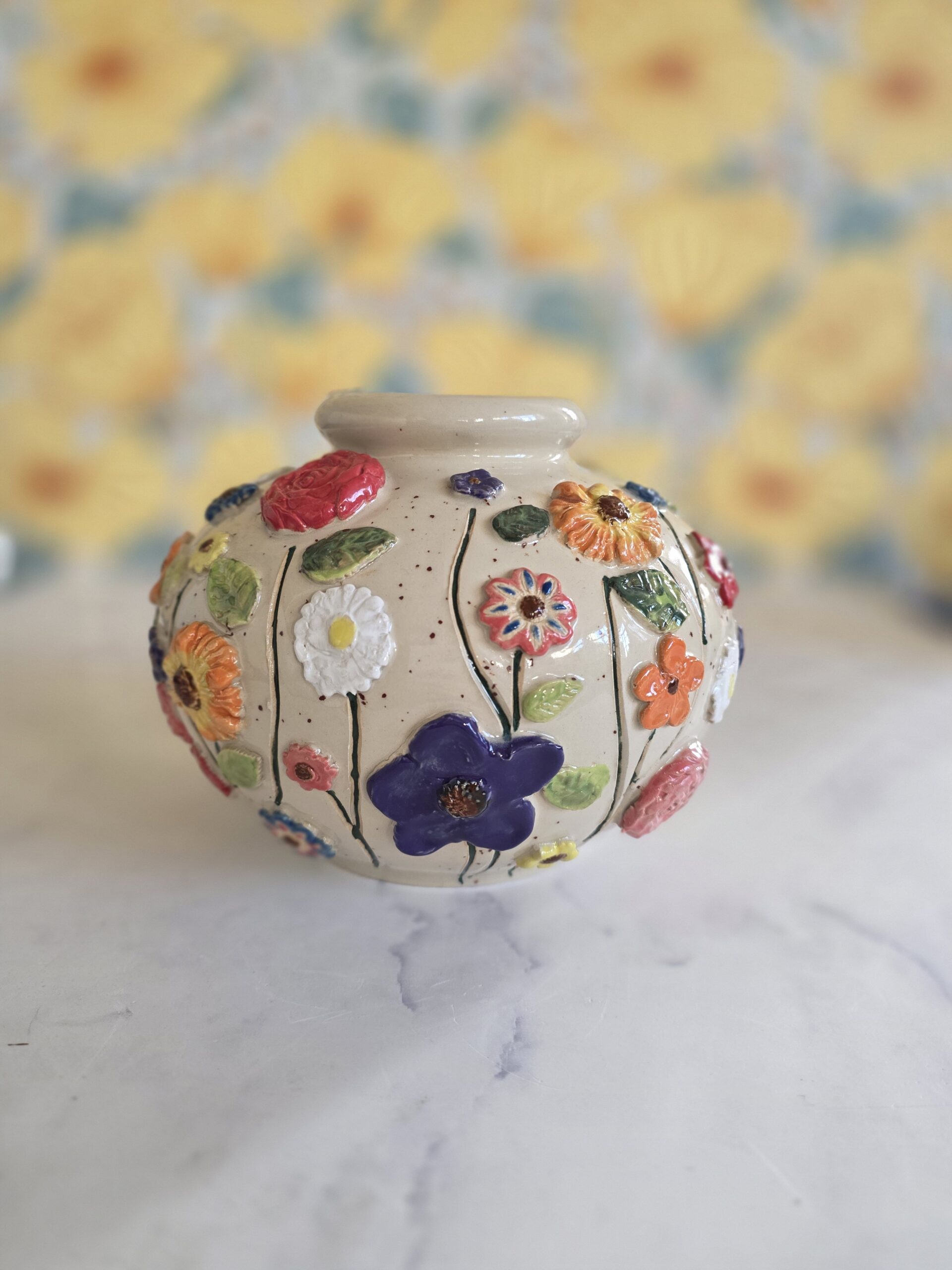 Bohene vase rund - Billede 2